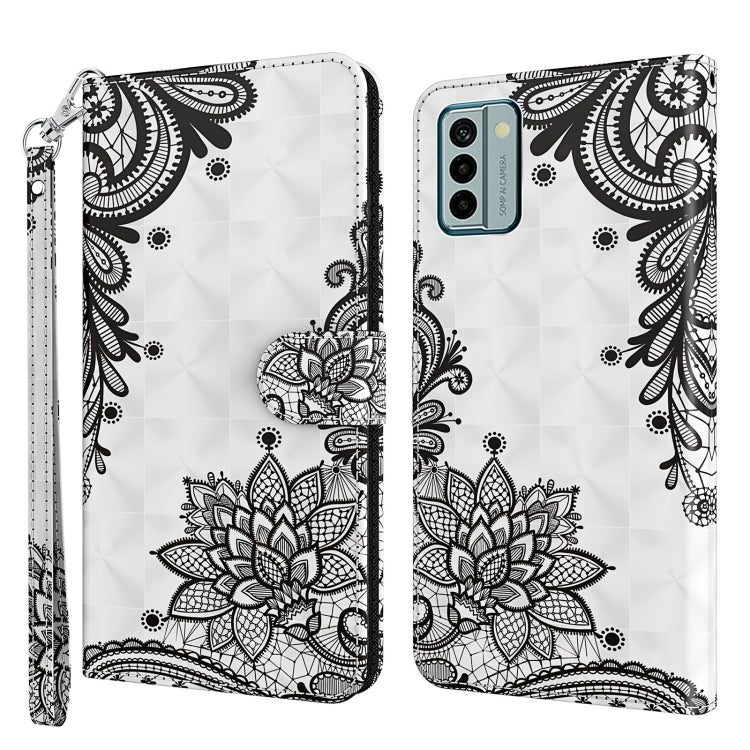 3D Painting Pattern Flip Leather Phone Case, For Nokia G22