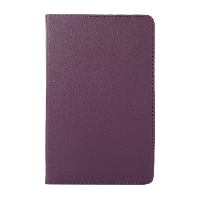 360 Degree Rotation Litchi Texture Tablet Leather Case with Holder, For Lenovo Tab M9