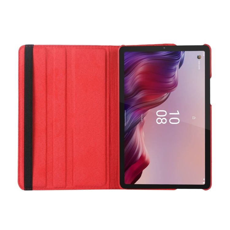 360 Degree Rotation Litchi Texture Tablet Leather Case with Holder, For Lenovo Tab M9