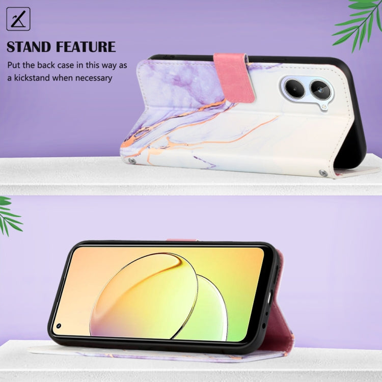 PT003 Marble Pattern Flip Leather Phone Case, For Realme 10 4G, For Realme 10 Pro 5G, For Realme 10 Pro+ 5G, For Realme C55, For Realme GT Neo 5 5G / GT3, For OPPO Reno8 T 5G / A1 Pro 5G Global, For Samsung Galaxy M14, For Xiaomi Redmi Note 12 4G Globa...