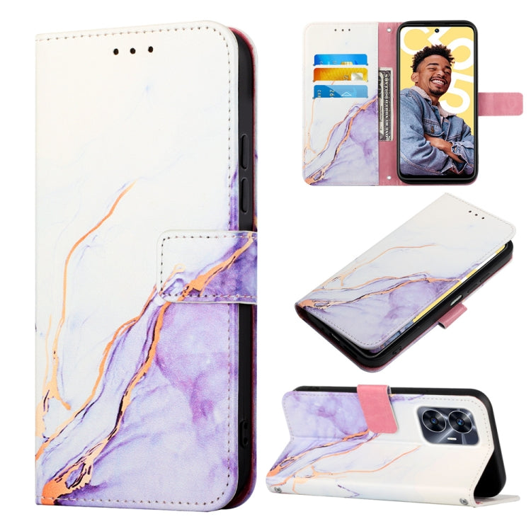 PT003 Marble Pattern Flip Leather Phone Case, For Realme 10 4G, For Realme 10 Pro 5G, For Realme 10 Pro+ 5G, For Realme C55, For Realme GT Neo 5 5G / GT3, For OPPO Reno8 T 5G / A1 Pro 5G Global, For Samsung Galaxy M14, For Xiaomi Redmi Note 12 4G Globa...