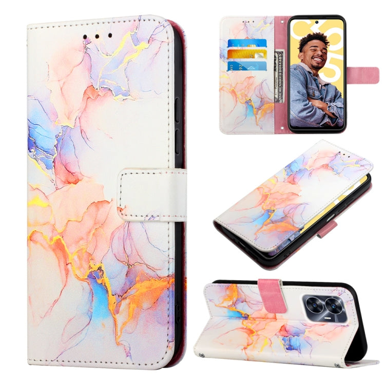 PT003 Marble Pattern Flip Leather Phone Case, For Realme 10 4G, For Realme 10 Pro 5G, For Realme 10 Pro+ 5G, For Realme C55, For Realme GT Neo 5 5G / GT3, For OPPO Reno8 T 5G / A1 Pro 5G Global, For Samsung Galaxy M14, For Xiaomi Redmi Note 12 4G Globa...