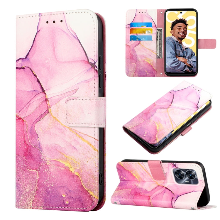PT003 Marble Pattern Flip Leather Phone Case, For Realme 10 4G, For Realme 10 Pro 5G, For Realme 10 Pro+ 5G, For Realme C55, For Realme GT Neo 5 5G / GT3, For OPPO Reno8 T 5G / A1 Pro 5G Global, For Samsung Galaxy M14, For Xiaomi Redmi Note 12 4G Globa...