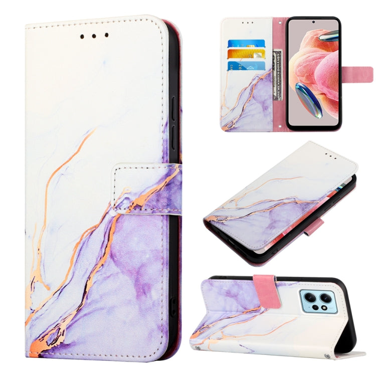 PT003 Marble Pattern Flip Leather Phone Case, For Realme 10 4G, For Realme 10 Pro 5G, For Realme 10 Pro+ 5G, For Realme C55, For Realme GT Neo 5 5G / GT3, For OPPO Reno8 T 5G / A1 Pro 5G Global, For Samsung Galaxy M14, For Xiaomi Redmi Note 12 4G Globa...