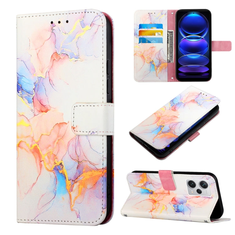 PT003 Marble Pattern Flip Leather Phone Case, For Realme 10 4G, For Realme 10 Pro 5G, For Realme 10 Pro+ 5G, For Realme C55, For Realme GT Neo 5 5G / GT3, For OPPO Reno8 T 5G / A1 Pro 5G Global, For Samsung Galaxy M14, For Xiaomi Redmi Note 12 4G Globa...