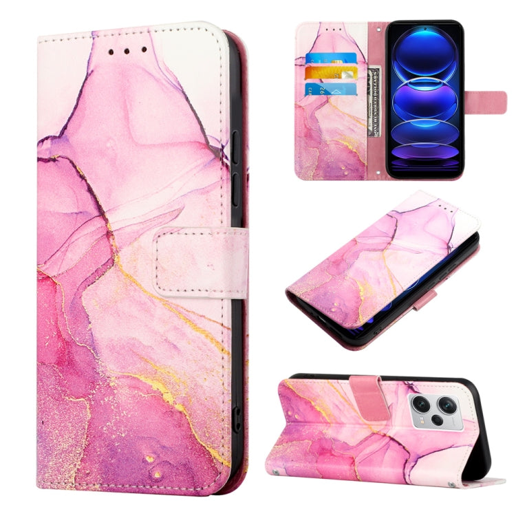 PT003 Marble Pattern Flip Leather Phone Case, For Realme 10 4G, For Realme 10 Pro 5G, For Realme 10 Pro+ 5G, For Realme C55, For Realme GT Neo 5 5G / GT3, For OPPO Reno8 T 5G / A1 Pro 5G Global, For Samsung Galaxy M14, For Xiaomi Redmi Note 12 4G Globa...