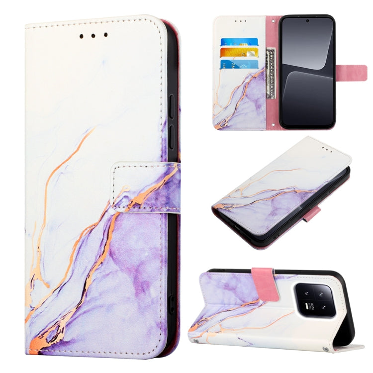 PT003 Marble Pattern Flip Leather Phone Case, For Xiaomi 13, For Xiaomi 13 Lite 5G, For Xiaomi 13 Pro, For Xiaomi Poco X5 Pro 5G