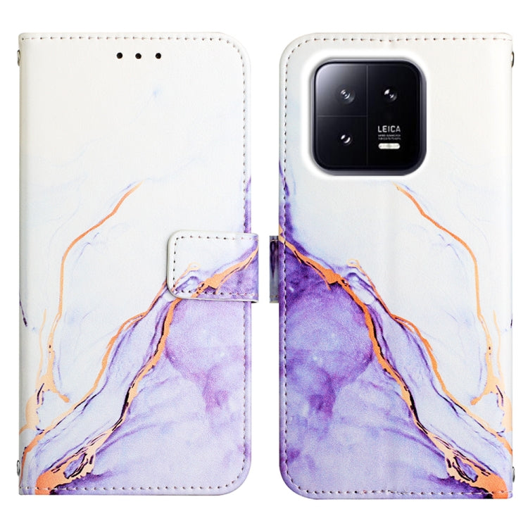 PT003 Marble Pattern Flip Leather Phone Case, For Xiaomi 13, For Xiaomi 13 Lite 5G, For Xiaomi 13 Pro, For Xiaomi Poco X5 Pro 5G