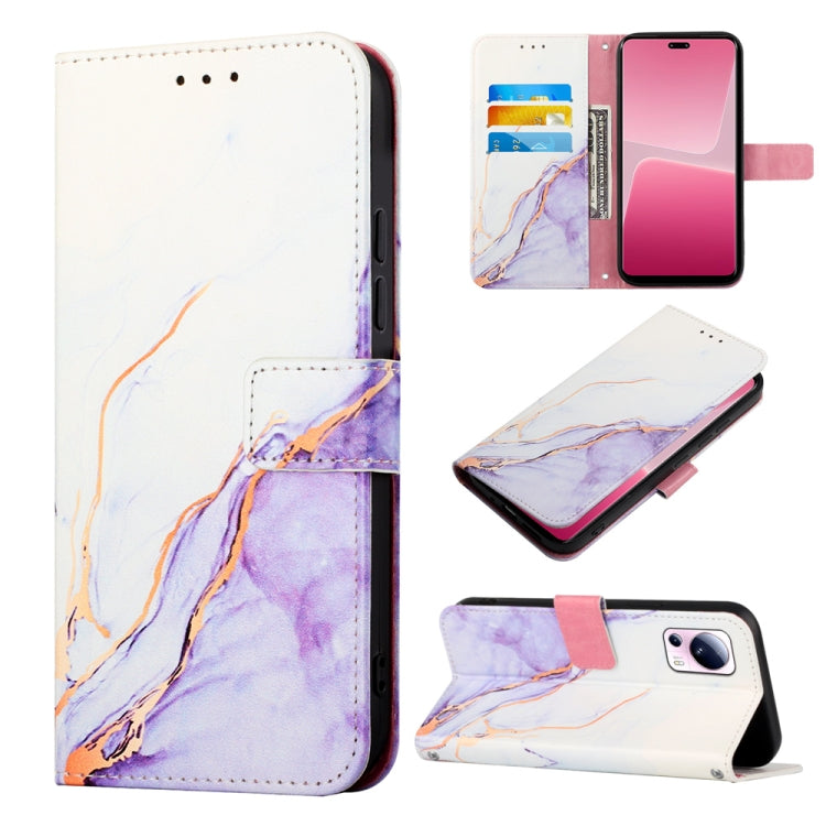 PT003 Marble Pattern Flip Leather Phone Case, For Xiaomi 13, For Xiaomi 13 Lite 5G, For Xiaomi 13 Pro, For Xiaomi Poco X5 Pro 5G