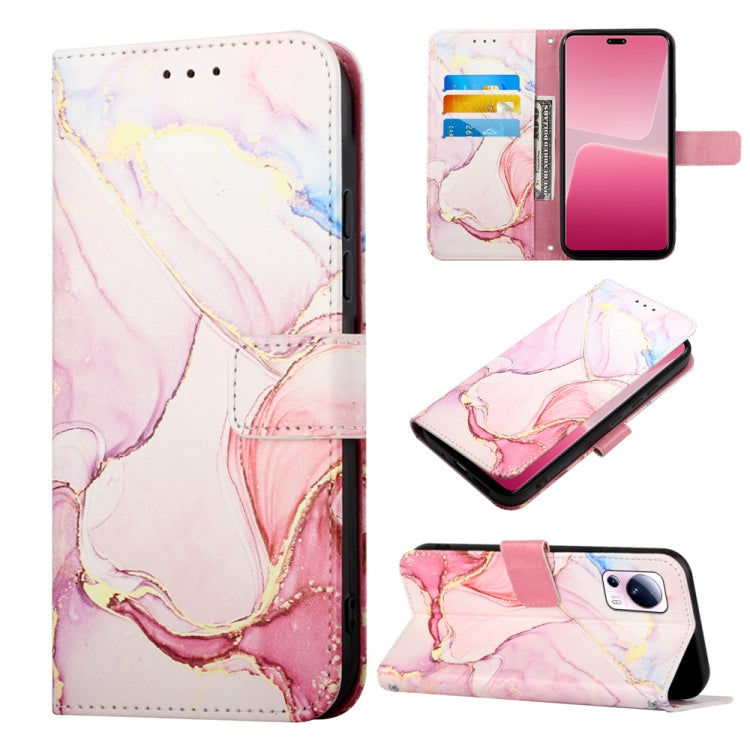 PT003 Marble Pattern Flip Leather Phone Case, For Xiaomi 13, For Xiaomi 13 Lite 5G, For Xiaomi 13 Pro, For Xiaomi Poco X5 Pro 5G