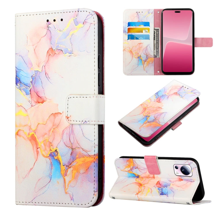 PT003 Marble Pattern Flip Leather Phone Case, For Xiaomi 13, For Xiaomi 13 Lite 5G, For Xiaomi 13 Pro, For Xiaomi Poco X5 Pro 5G