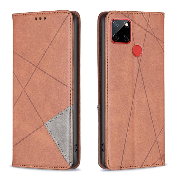 Rhombus Texture Magnetic Leather Phone Case, For Nokia C12, For Nokia C22, For Nokia C32, For Realme C33, For Motorola Edge 40 Pro 5G / Moto X40 /X40 Pro