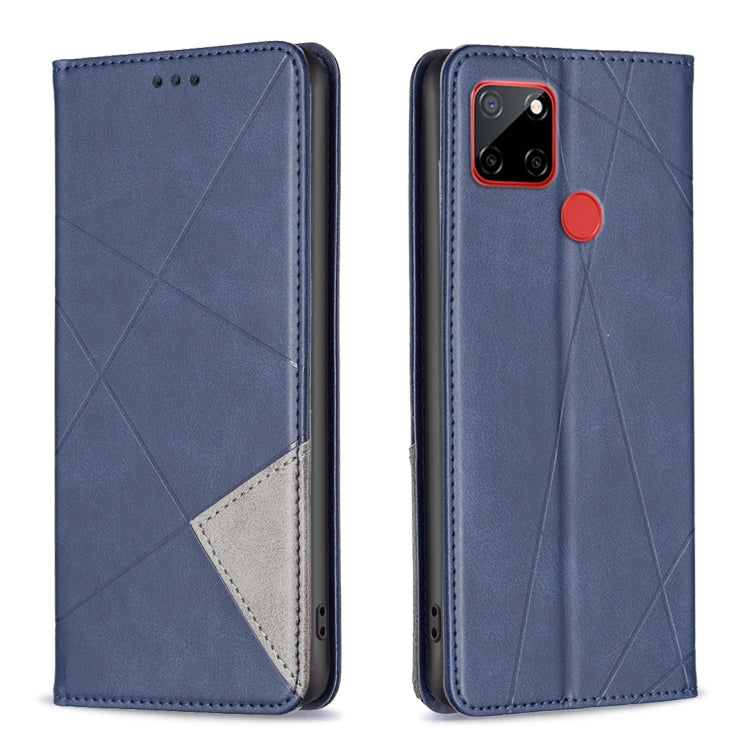 Rhombus Texture Magnetic Leather Phone Case, For Nokia C12, For Nokia C22, For Nokia C32, For Realme C33, For Motorola Edge 40 Pro 5G / Moto X40 /X40 Pro
