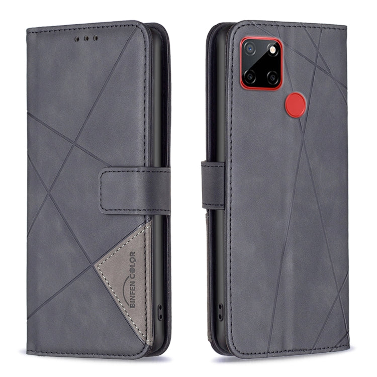 Magnetic Buckle Rhombus Texture Leather Phone Case, For Nokia C12, For Nokia C22, For Nokia C32, For Realme C33, For Motorola Edge 40 Pro 5G / Moto X40