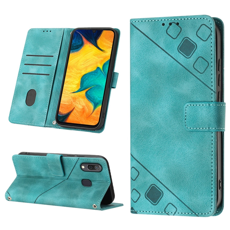 Skin-feel Embossed Leather Phone Case, For Samsung Galaxy A30 / A20 / M10s, For Samsung Galaxy A50 / A30s / A50s, For Samsung Galaxy A51 5G / A51 JP Version, For Samsung Galaxy A51 / M40s, For Samsung Galaxy F62 / M62, For Samsung Galaxy M13 Global    ...