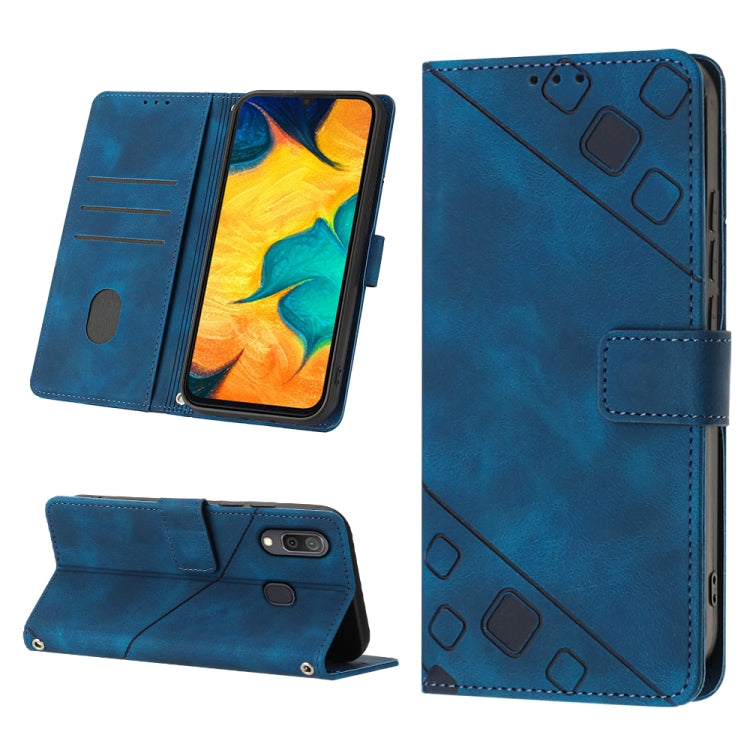 Skin-feel Embossed Leather Phone Case, For Samsung Galaxy A30 / A20 / M10s, For Samsung Galaxy A50 / A30s / A50s, For Samsung Galaxy A51 5G / A51 JP Version, For Samsung Galaxy A51 / M40s, For Samsung Galaxy F62 / M62, For Samsung Galaxy M13 Global    ...