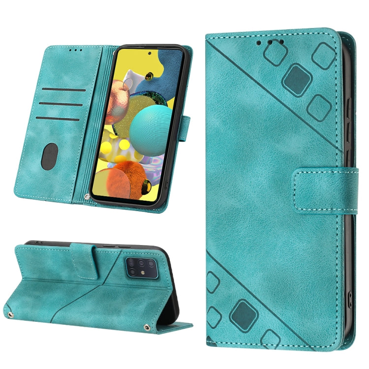 Skin-feel Embossed Leather Phone Case, For Samsung Galaxy A30 / A20 / M10s, For Samsung Galaxy A50 / A30s / A50s, For Samsung Galaxy A51 5G / A51 JP Version, For Samsung Galaxy A51 / M40s, For Samsung Galaxy F62 / M62, For Samsung Galaxy M13 Global    ...