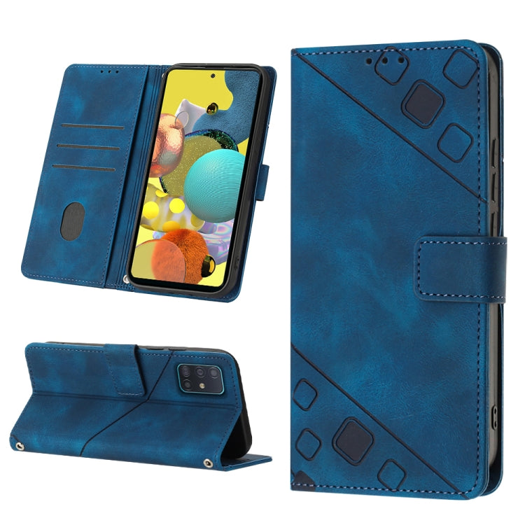 Skin-feel Embossed Leather Phone Case, For Samsung Galaxy A30 / A20 / M10s, For Samsung Galaxy A50 / A30s / A50s, For Samsung Galaxy A51 5G / A51 JP Version, For Samsung Galaxy A51 / M40s, For Samsung Galaxy F62 / M62, For Samsung Galaxy M13 Global    ...