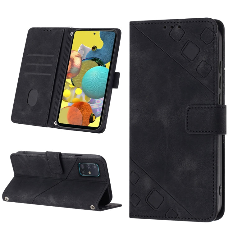 Skin-feel Embossed Leather Phone Case, For Samsung Galaxy A30 / A20 / M10s, For Samsung Galaxy A50 / A30s / A50s, For Samsung Galaxy A51 5G / A51 JP Version, For Samsung Galaxy A51 / M40s, For Samsung Galaxy F62 / M62, For Samsung Galaxy M13 Global    ...