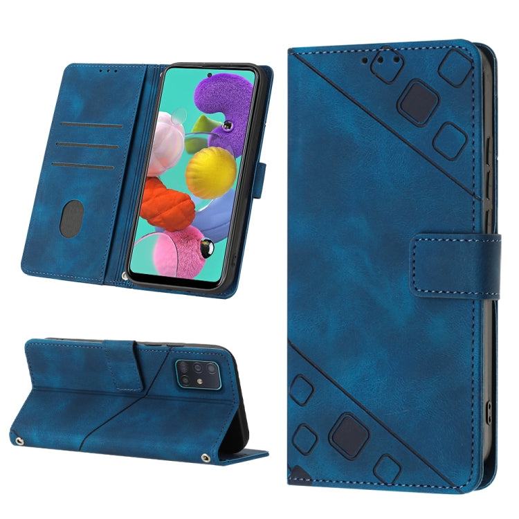Skin-feel Embossed Leather Phone Case, For Samsung Galaxy A30 / A20 / M10s, For Samsung Galaxy A50 / A30s / A50s, For Samsung Galaxy A51 5G / A51 JP Version, For Samsung Galaxy A51 / M40s, For Samsung Galaxy F62 / M62, For Samsung Galaxy M13 Global    ...