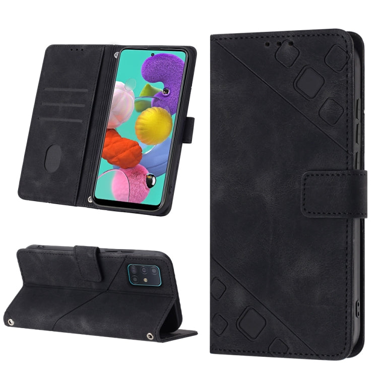 Skin-feel Embossed Leather Phone Case, For Samsung Galaxy A30 / A20 / M10s, For Samsung Galaxy A50 / A30s / A50s, For Samsung Galaxy A51 5G / A51 JP Version, For Samsung Galaxy A51 / M40s, For Samsung Galaxy F62 / M62, For Samsung Galaxy M13 Global    ...