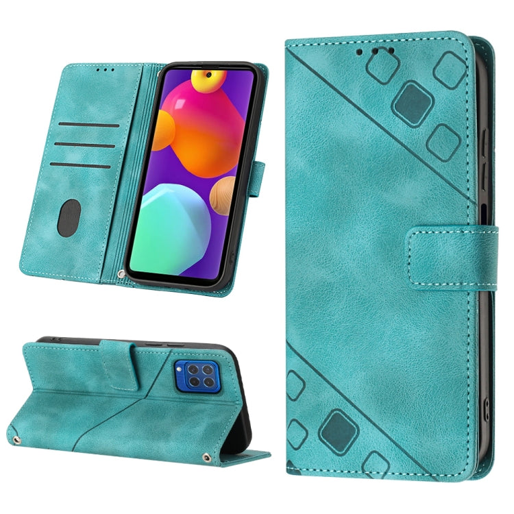 Skin-feel Embossed Leather Phone Case, For Samsung Galaxy A30 / A20 / M10s, For Samsung Galaxy A50 / A30s / A50s, For Samsung Galaxy A51 5G / A51 JP Version, For Samsung Galaxy A51 / M40s, For Samsung Galaxy F62 / M62, For Samsung Galaxy M13 Global    ...