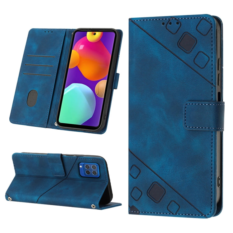 Skin-feel Embossed Leather Phone Case, For Samsung Galaxy A30 / A20 / M10s, For Samsung Galaxy A50 / A30s / A50s, For Samsung Galaxy A51 5G / A51 JP Version, For Samsung Galaxy A51 / M40s, For Samsung Galaxy F62 / M62, For Samsung Galaxy M13 Global    ...