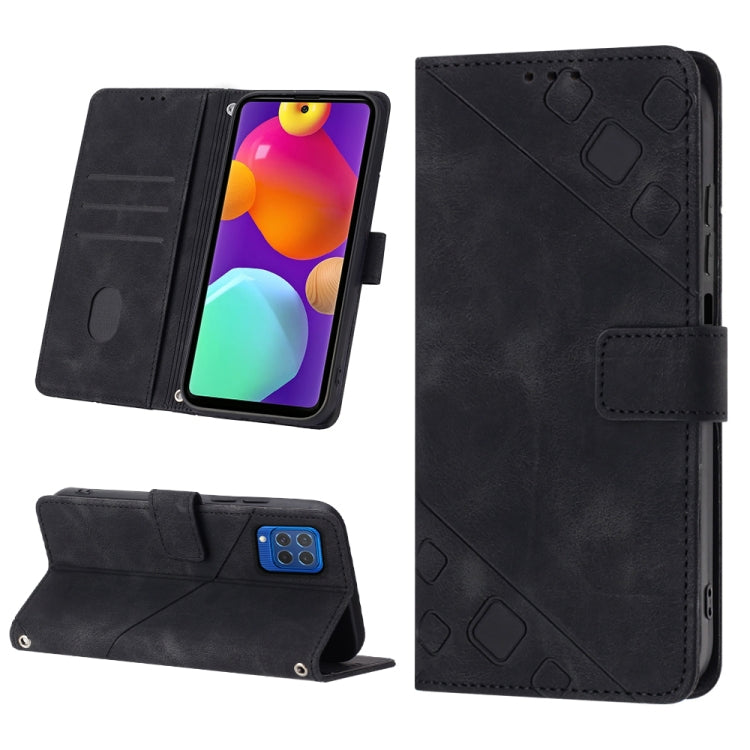 Skin-feel Embossed Leather Phone Case, For Samsung Galaxy A30 / A20 / M10s, For Samsung Galaxy A50 / A30s / A50s, For Samsung Galaxy A51 5G / A51 JP Version, For Samsung Galaxy A51 / M40s, For Samsung Galaxy F62 / M62, For Samsung Galaxy M13 Global    ...