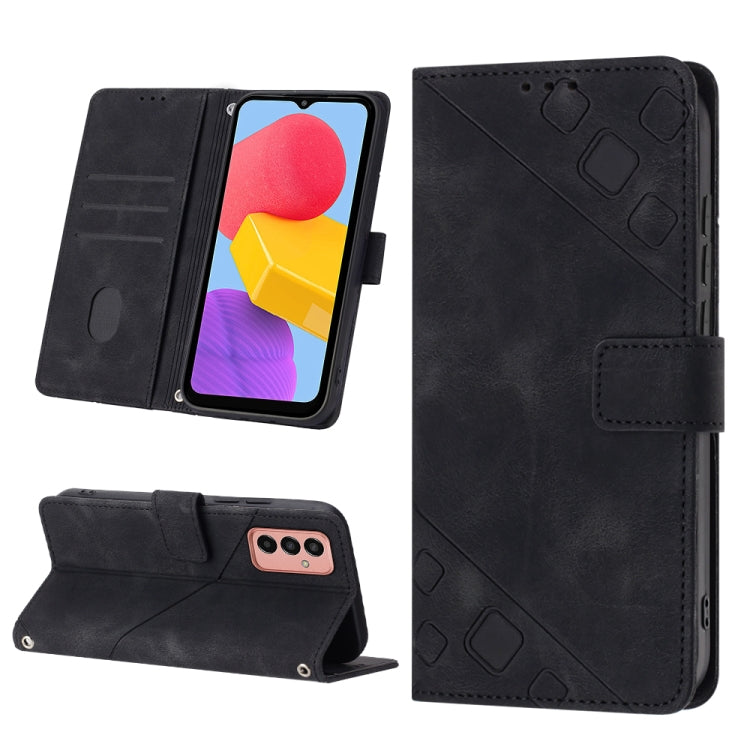 Skin-feel Embossed Leather Phone Case, For Samsung Galaxy A30 / A20 / M10s, For Samsung Galaxy A50 / A30s / A50s, For Samsung Galaxy A51 5G / A51 JP Version, For Samsung Galaxy A51 / M40s, For Samsung Galaxy F62 / M62, For Samsung Galaxy M13 Global    ...