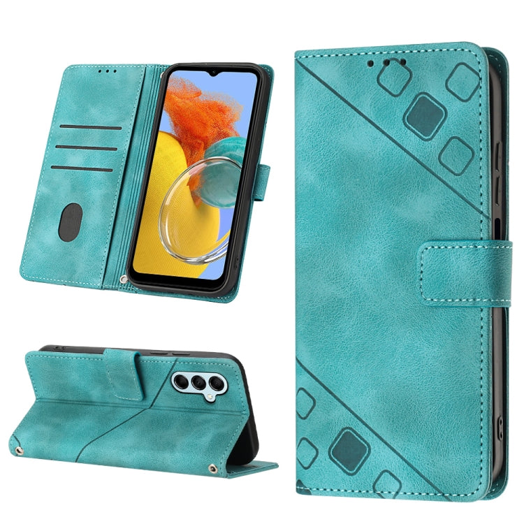 Skin-feel Embossed Leather Phone Case, For Samsung Galaxy A30 / A20 / M10s, For Samsung Galaxy A50 / A30s / A50s, For Samsung Galaxy A51 5G / A51 JP Version, For Samsung Galaxy A51 / M40s, For Samsung Galaxy F62 / M62, For Samsung Galaxy M13 Global    ...