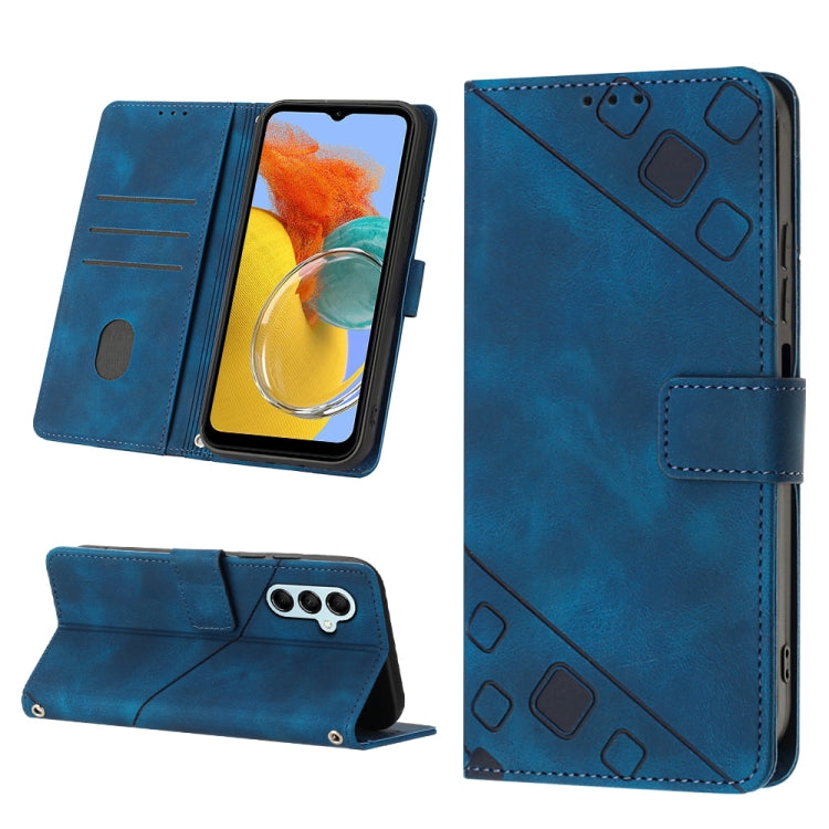 Skin-feel Embossed Leather Phone Case, For Samsung Galaxy A30 / A20 / M10s, For Samsung Galaxy A50 / A30s / A50s, For Samsung Galaxy A51 5G / A51 JP Version, For Samsung Galaxy A51 / M40s, For Samsung Galaxy F62 / M62, For Samsung Galaxy M13 Global    ...