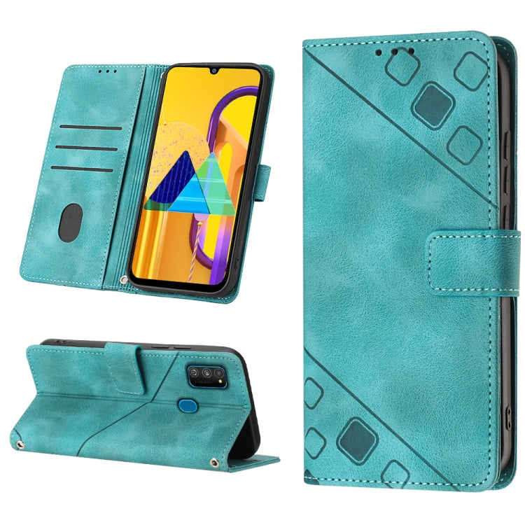 Skin-feel Embossed Leather Phone Case, For Samsung Galaxy A30 / A20 / M10s, For Samsung Galaxy A50 / A30s / A50s, For Samsung Galaxy A51 5G / A51 JP Version, For Samsung Galaxy A51 / M40s, For Samsung Galaxy F62 / M62, For Samsung Galaxy M13 Global    ...