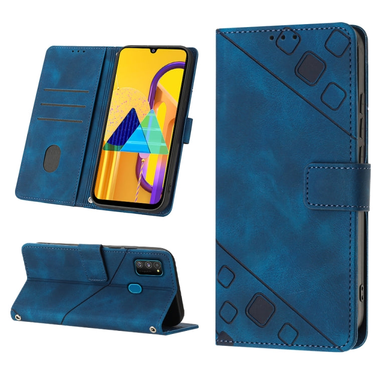 Skin-feel Embossed Leather Phone Case, For Samsung Galaxy A30 / A20 / M10s, For Samsung Galaxy A50 / A30s / A50s, For Samsung Galaxy A51 5G / A51 JP Version, For Samsung Galaxy A51 / M40s, For Samsung Galaxy F62 / M62, For Samsung Galaxy M13 Global    ...