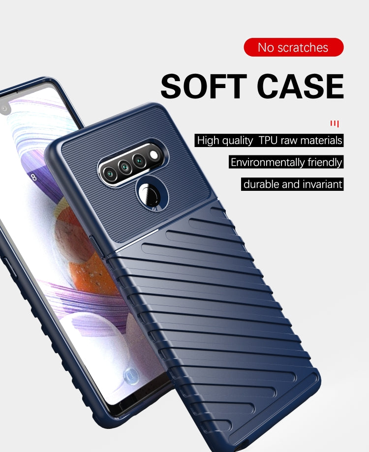 Thunderbolt Shockproof TPU Protective Soft Case, For LG K51, For LG Q51, For LG Stylo 6, For Samsung Galaxy A21 (US Version), For Samsung Galaxy A21S