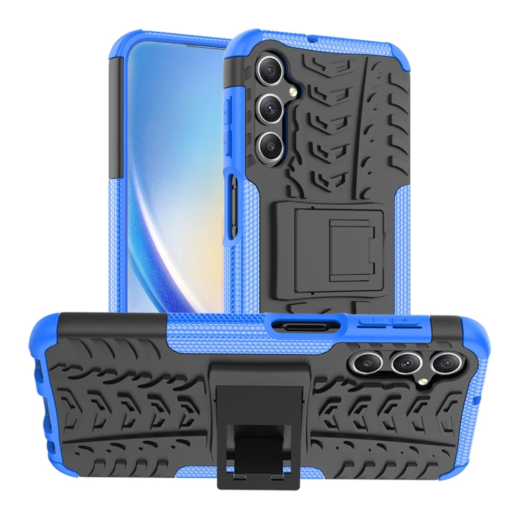 Tire Texture TPU + PC Phone Case with Holder, For Samsung Galaxy A24 4G, For Xiaomi Redmi 12C, For Xiaomi Poco C55, For Lenovo Tab M9