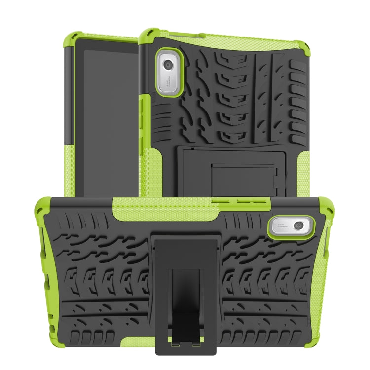 Tire Texture TPU + PC Phone Case with Holder, For Samsung Galaxy A24 4G, For Xiaomi Redmi 12C, For Xiaomi Poco C55, For Lenovo Tab M9