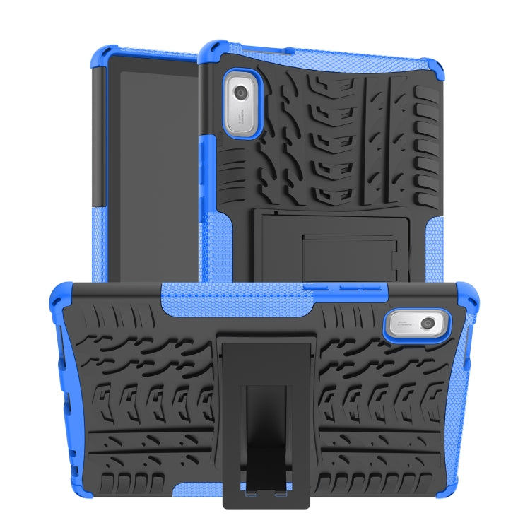 Tire Texture TPU + PC Phone Case with Holder, For Samsung Galaxy A24 4G, For Xiaomi Redmi 12C, For Xiaomi Poco C55, For Lenovo Tab M9