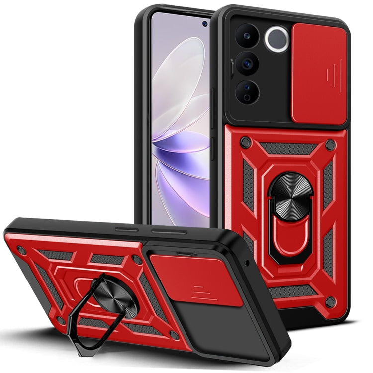 Sliding Camera Cover Design TPU + PC Phone Case, For Honor X8a 4G, For vivo V27e, For TCL 30 XE 5G