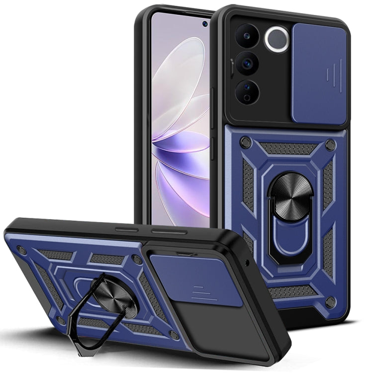 Sliding Camera Cover Design TPU + PC Phone Case, For Honor X8a 4G, For vivo V27e, For TCL 30 XE 5G