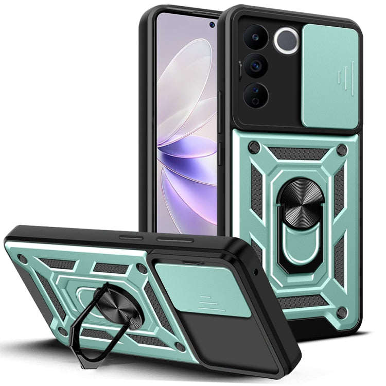 Sliding Camera Cover Design TPU + PC Phone Case, For Honor X8a 4G, For vivo V27e, For TCL 30 XE 5G