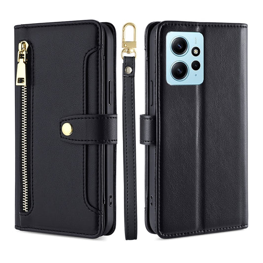 Sheep Texture Cross-body Zipper Wallet Leather Phone Case, For Xiaomi Redmi Note 12 4G Global, For Huawei P60 / P60 Pro, For Rakuten Big S, For Rakuten Hand 4G, For Nokia G22, For Honor Magic5, For Honor Magic5 Pro, For Honor X5 4G
