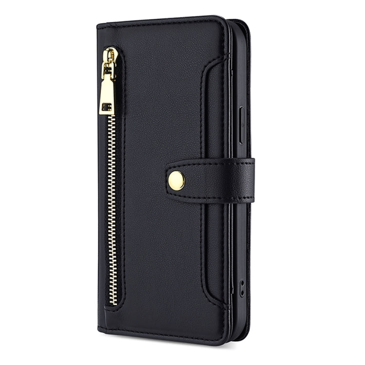 Sheep Texture Cross-body Zipper Wallet Leather Phone Case, For Honor X40, For OnePlus Ace 2V 5G