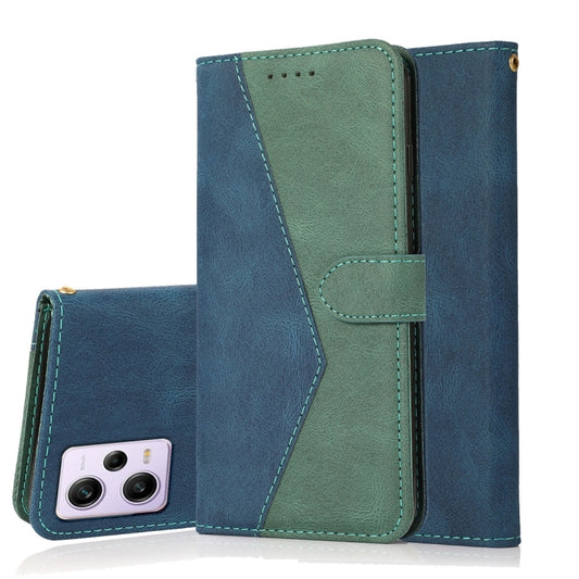Dual-color Stitching Leather Phone Case, For Xiaomi Redmi Note 12 Pro 5G China, For Xiaomi Redmi Note 12 5G China