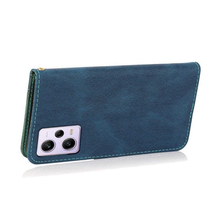 Dual-color Stitching Leather Phone Case, For Xiaomi Redmi Note 12 Pro 5G China, For Xiaomi Redmi Note 12 5G China