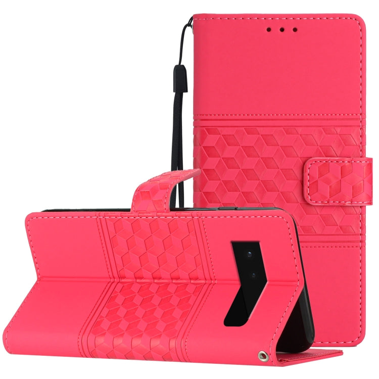 Diamond Embossed Skin Feel Leather Phone Case with Lanyard, For Google Pixel 8, For Google Pixel 8 Pro, For Google Pixel 7 5G, For Google Pixel 7 Pro 5G, For Google Pixel 7a, For Google Pixel 6, For Google Pixel 6 Pro, For Google Pixel 6a
