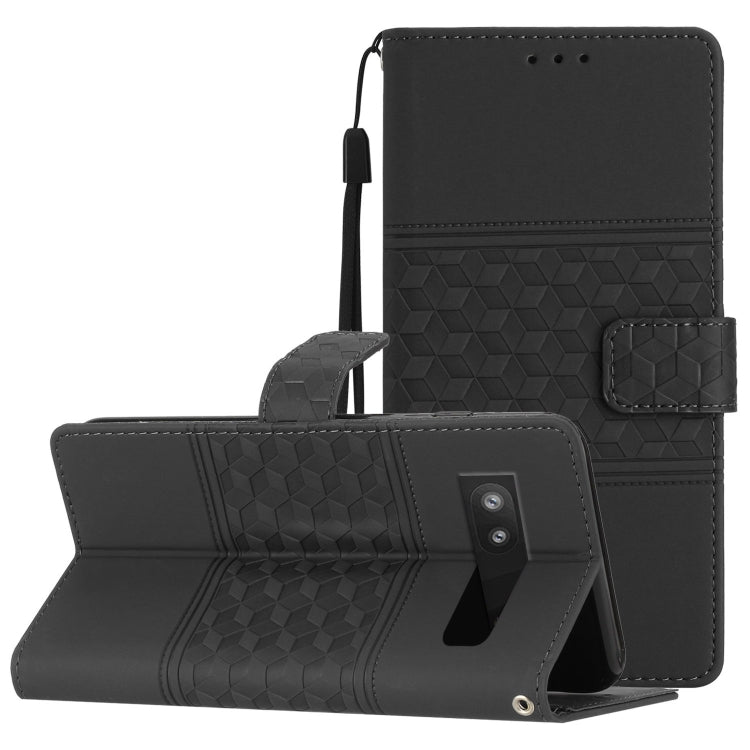 Diamond Embossed Skin Feel Leather Phone Case with Lanyard, For Google Pixel 8, For Google Pixel 8 Pro, For Google Pixel 7 5G, For Google Pixel 7 Pro 5G, For Google Pixel 7a, For Google Pixel 6, For Google Pixel 6 Pro, For Google Pixel 6a