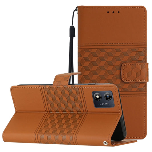 Diamond Embossed Skin Feel Leather Phone Case with Lanyard, For Motorola Moto E13, For Motorola Moto G13, For Motorola Moto G73, For Sony Xperia 1 V, For Sony Xperia 10 V 2023, For TCL 40 SE, For TCL 403, For TCL 405 / 406 / 408