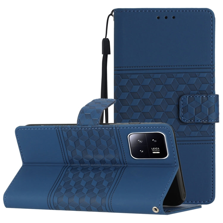 Diamond Embossed Skin Feel Leather Phone Case with Lanyard, For Tecno Pop 7 Pro, For Tecno Spark Go 2023, For Xiaomi 13, For Xiaomi 13 Pro, For Xiaomi Redmi Note 12 Pro 5G China, For Xiaomi Redmi Note 12 5G China