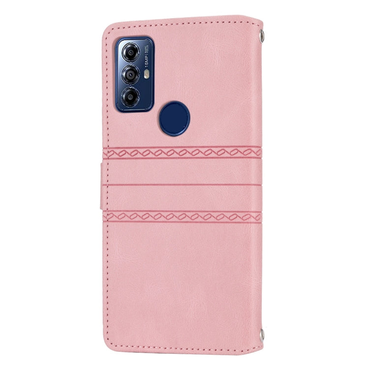 Embossed Stripes Skin Feel Leather Phone Case, For Motorola Moto G Play 5G, For Motorola Moto G Stylus 5G 2023, For Xiaomi Redmi Note 12 5G Global, For Xiaomi Redmi Note 12 Pro 5G Global, For Redmi Note 12 Pro+ 5G Global                                ...