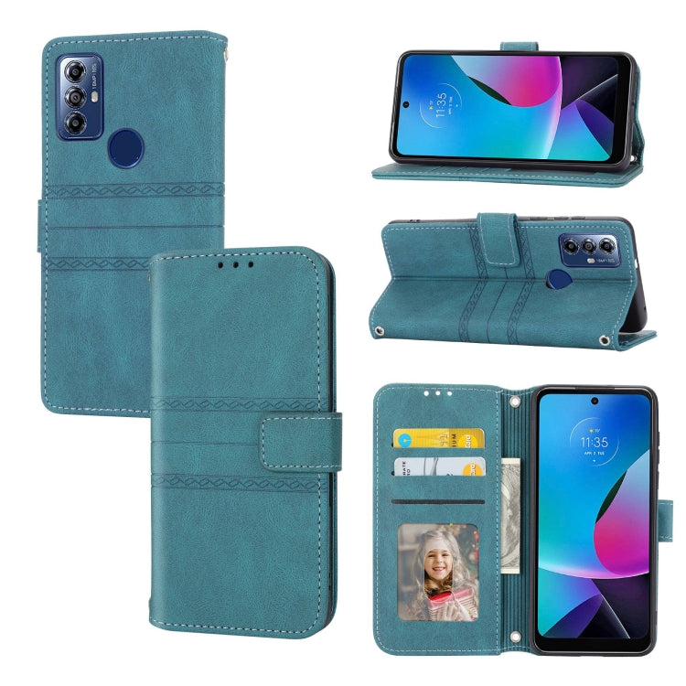 Embossed Stripes Skin Feel Leather Phone Case, For Motorola Moto G Play 5G, For Motorola Moto G Stylus 5G 2023, For Xiaomi Redmi Note 12 5G Global, For Xiaomi Redmi Note 12 Pro 5G Global, For Redmi Note 12 Pro+ 5G Global                                ...